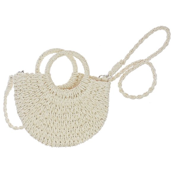 rtizanni Rattan Straw Handbag Hobo Bags for Women Small Crossbody Bag Beach - Picture 1 of 2